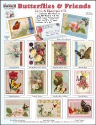ScrapSMART – Butterflies & Friends Cards and Envelopes Collection [Download]
