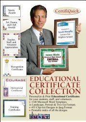 ScrapSMART – CertifiQuick – Educational Certificate – Software Collection – Jpeg & Microsoft Word files [Download]