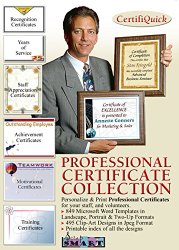 ScrapSMART – CertifiQuick – Professional Certificate – Software Collection – Jpeg & Microsoft Word files [Download]