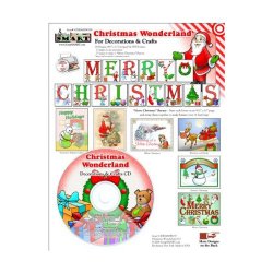 ScrapSMART – Christmas Wonderland Software – for Crafts, Cards, Sewing and Quilting – Jpeg and PDF Files (CDXMASW159)