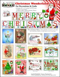 ScrapSMART – Christmas Wonderland Software – for Crafts, Cards, Sewing and Quilting – Jpeg and PDF Files [Download]