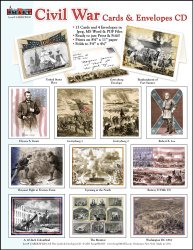 ScrapSMART – Civil War Cards & Envelopes Software Collection: Microsoft Word, Jpeg, and PDF files [Download]