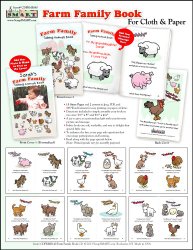 ScrapSMART – Farm Family Childrens Book – Software Collection – Microsoft Word, Jpeg, PDF files [Download]