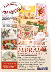 ScrapSMART – Floral Vintage Collection: Cards, Envelopes, Tags, Seals, & More [Download]