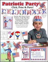 ScrapSMART – Patriotic Party Software Kit – Jpeg, PDF, and Microsoft Word Files [Download]