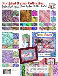 ScrapSMART – Vintage Marbled Papers Collection Software – Jpeg and PDF Files [Download]