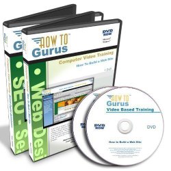 How to Build a Web Site plus SEO Search Engine Optimization Tutorial Training on 2 DVDs