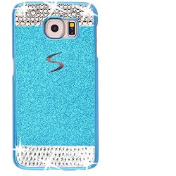 Superstart Blue Luxury Shiny Glitter Sparkle Hard Case With Crystal Rhinestone for Samsung Note 5