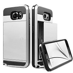 Superstart Silver Shockproof Resistant Hard PC + Soft TPU Rubber Bumper Cover for Samsung Galaxy Note 4