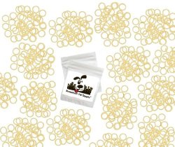 100 Pack Orthodontic Elastics 1/8″ (3.2mm), Rubber Bands Great for Dog Grooming Top Knots, Bows, Braids, Tooth gaps, and Dreadlocks