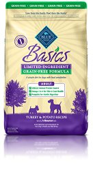 Blue Buffalo Basics Adult Dog Turkey & Potato Recipe – Grain Free 24 lb