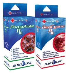 Blue Life USA Combo Phosphate Rx Aquarium Treatment, Cyano and Red