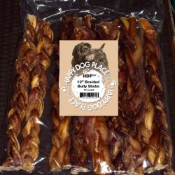 Braided 12″ Bully Sticks Select Pack of 10