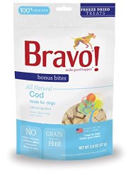 Bravo Bonus Bites Freeze Dried Cod, 2-Ounce