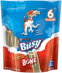 Busy Bone Dog Treat, Small/Medium, 21-Ounce Pouch, Pack of 1