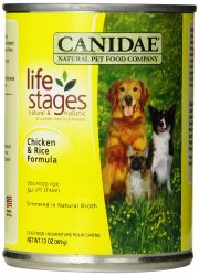 Canidae Canned Dog Food, Chicken and Rice Formula in Chicken Broth, 13-Ounce Can, 12 Count