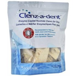 Clenzadent Rawhide Chews for Dogs Large (30 ct)