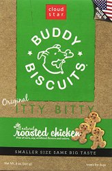 Cloud Star Itty Bitty Buddy Biscuits Dog Treats, Roasted Chicken Madness, 8-Ounce Boxes (Pack of 6)
