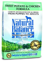 Dick Van Patten’s Natural Balance Limited Ingredient Diets Sweet Potato and Chicken Formula Dry Dog Food, 26-Pound Bag