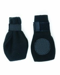 Fashion Pet Lookin Good Arctic Fleece Boots for Dogs, X-Large, Black