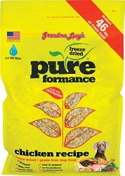 GRANDMA LUCY’S 844212 Pureformance Grain Free Chicken Food for Dogs, 10-Pound