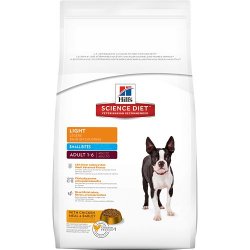 Hill’s Science Diet Adult Light Small Bites Dry Dog Food Bag, 33-Pound