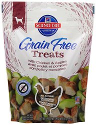 Hill’s Science Diet Grain-Free with Chicken & Apples Dog Treat Bag, 8-Ounce