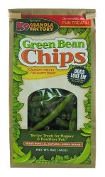 K9 Granola Factory Green Bean Chips Dog Treats 5oz (Pack of 3)