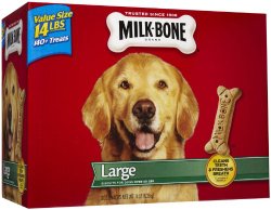 MILKBONE DOG BISCUITS 799100 Milkbone Bisc Large for Pets, 14-Pound