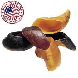 Natural Cow Hooves for Dogs (10 Pack) – Made in the USA Bulk Dog Dental Treats & Dog Chews Beef Hoof, American Made