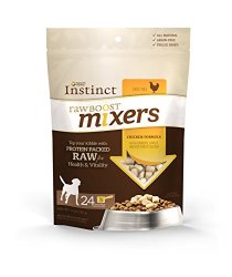 Nature’s Variety Instinct Raw Boost Mixer Chicken Formula Grain- Free Freeze Dried Meal Topper for Dogs, 6 oz. Bag