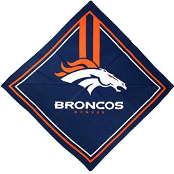 NFL Denver Broncos Full Color Fandana, L 3.5-Inch x W .5-Inch x H 6-Inch