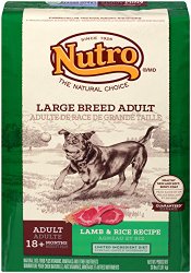 NUTRO Large Breed Adult Dog Food Lamb and Rice Recipe 30 Pounds