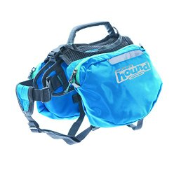 Outward Hound Kyjen  22009 Quick Release Backpack Saddlebag Style Dog Backpack, Medium, Blue