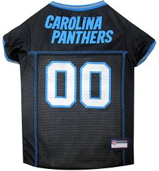 Pets First NFL Carolina Panthers Jersey, Large