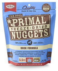 Primal Freeze Dried Duck Formula for Dogs 5oz