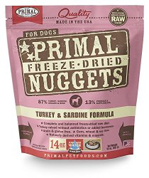 Primal Pet Foods Freeze-Dried Canine Turkey and Sardine Formula