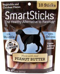 SmartSticks Peanut Butter, 10 Count