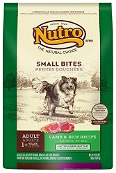 The Nutro Company Adult Small Bites Limited Ingredient Diet Dog Food with Lamb and Whole Brown Rice Formula, 30-Pound