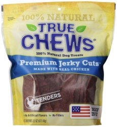True Chews “The Original” Chicken Jerky Fillets in Re-sealable Pouch, 22-Ounce