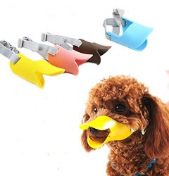 [1PACK] Vale® Novelty Cute Silicone Duckbilled Dog Muzzle Dog Mouth Cover Duck Respirator Dog Protection Dog Duck Muzzle -Small Size