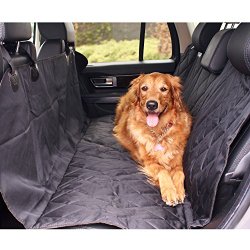 BarksBar Pet Car Seat Cover With Seat Anchors for Cars, Trucks, Suv’s and Vehicles | WaterProof & NonSlip Backing