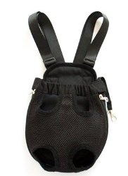 Black Color Large Size Mesh Comfortable Pet Legs Out Front Backpack/ Pet Carrier/Bag