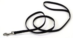 Coastal Pet Products DCP306Black Nylon Collar Lead for Pets, 3/8-Inch by 6-Feet, Black