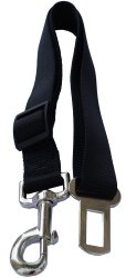 Lanyarco® Black Pet Dog Adjustable Car Automotive Seat Safety Belt Vehicle Seatbelt leash lead Travel For Small / Medium / Large Dogs,Cats