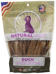 Loving Pets Natural Value All Natural Soft Chew Duck Sticks for Dogs, 14-Ounce