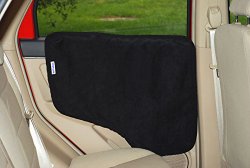 NAC&ZAC Waterproof Pet Car Door Cover, Two Options To Install-Insert The Tabs Or Stick The Velcros. Fit All Vehicles.