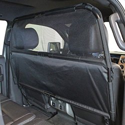 Paws ‘N’ Claws – Deluxe Dog Barrier 56″ Wide – Ideal for Trucks, Large SUVs, Full Sized Sedans – Patent Pending – Pet Restraint Car Backseat Divider Vehicle Gate Cargo Area