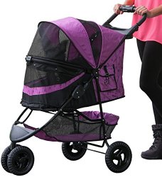 Pet Gear No-Zip Special Edition Pet Stroller, Orchid