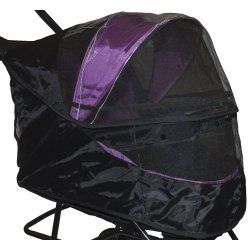 Pet Gear Special Edition Weather Cover for No Zip Pet Stroller, Black